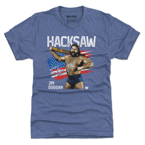 Hacksaw Jim Duggan Flag T-Shirt (Royal Blue)