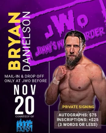 Bryan Danielson Mail In add on Inscription
