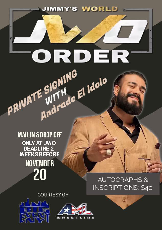 Andrade El Idolo Mail In Autograph