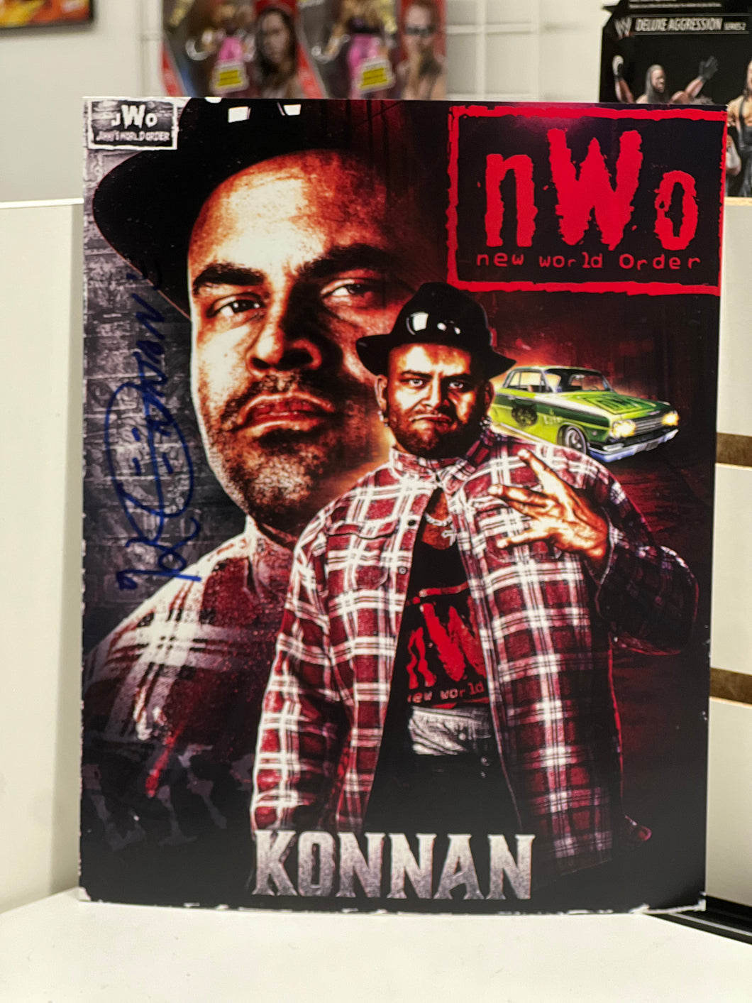 Konnan Autographed 8x10 w/ toploader