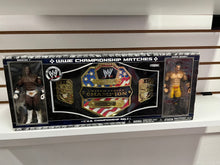 Load image into Gallery viewer, Booker T &amp; Chris Benoit “Exclusive” (UNITED STATES Championship Belt &amp; Figures Set) Vintage” (2006)
