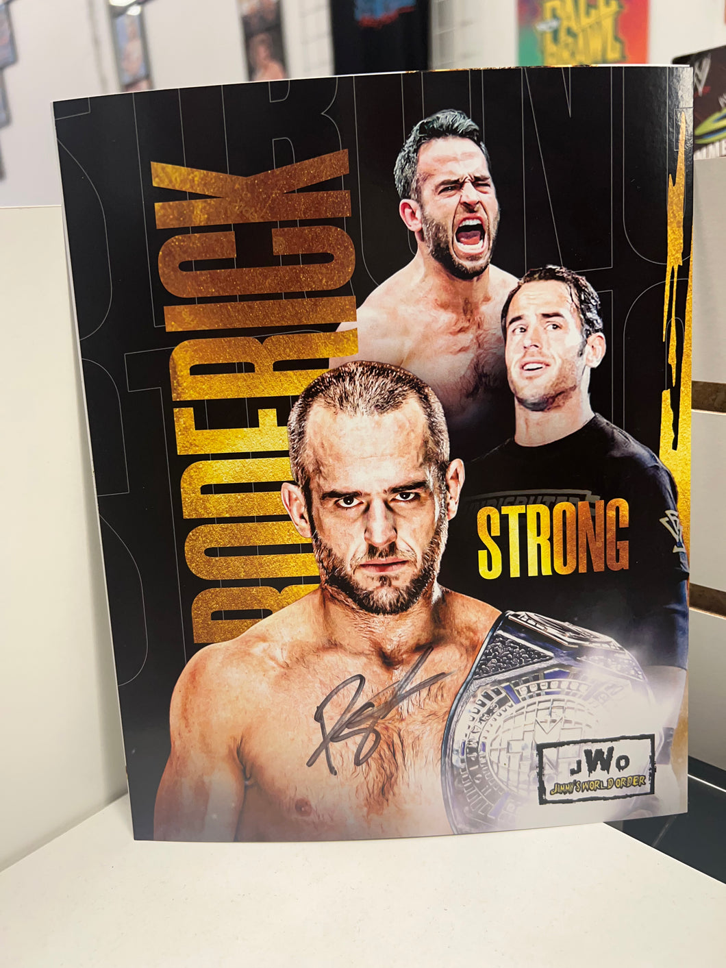 Roderick Strong Autographed 8x10