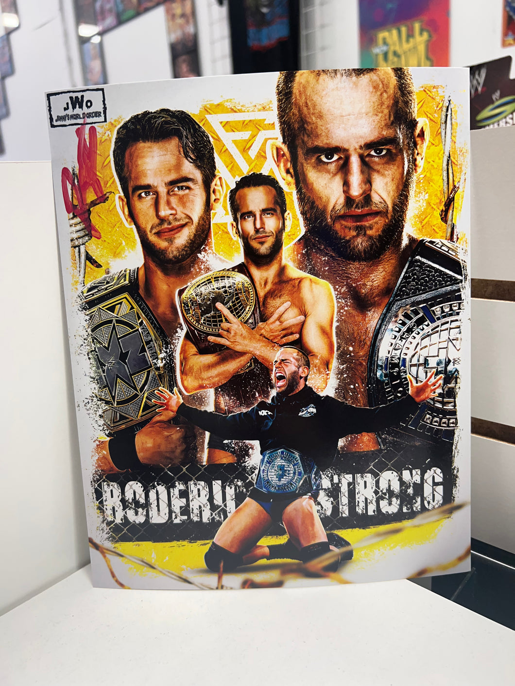 Roderick Strong Autographed  8x10