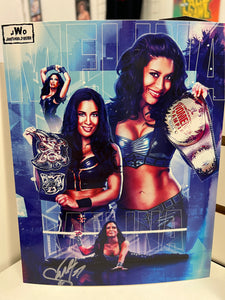 Melina Autographed 8x10 w/ Toploader