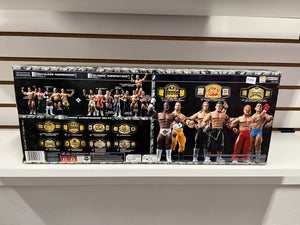 Booker T & Chris Benoit “Exclusive” (UNITED STATES Championship Belt & Figures Set) Vintage” (2006)