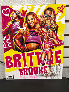 Brittnie Brooks Autographed 8x10 w/ Toploader