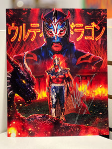 Ultimo Dragon Autographed 8x10 with Toploader