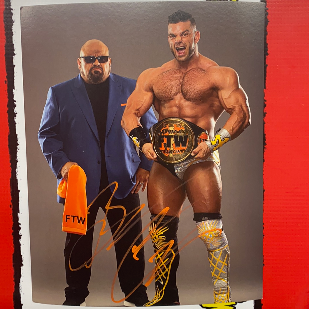 Bryan Cage Autographed 8x10 with Toploader