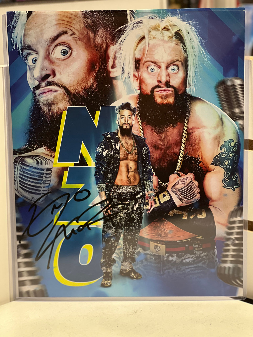 Enzo Amore Autographed 8x10 w/ Toploader