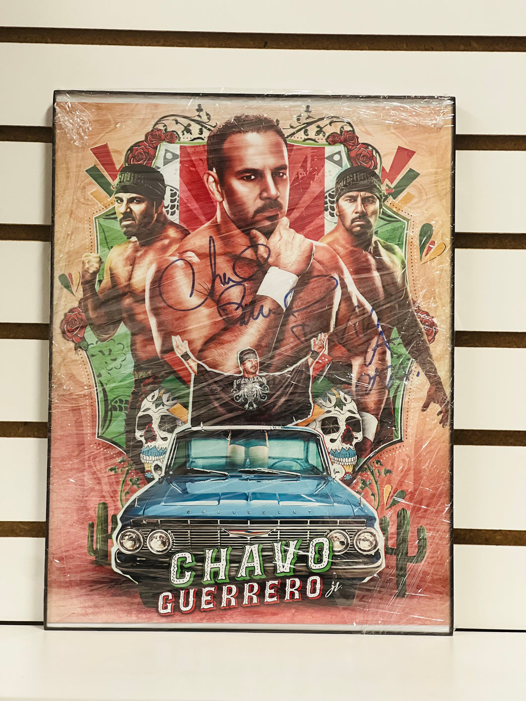 Chavo Guerrero Jr Autographed 12x16 w/ Frame