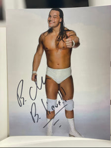 Bo Dallas Autographed 8x10 with Toploader