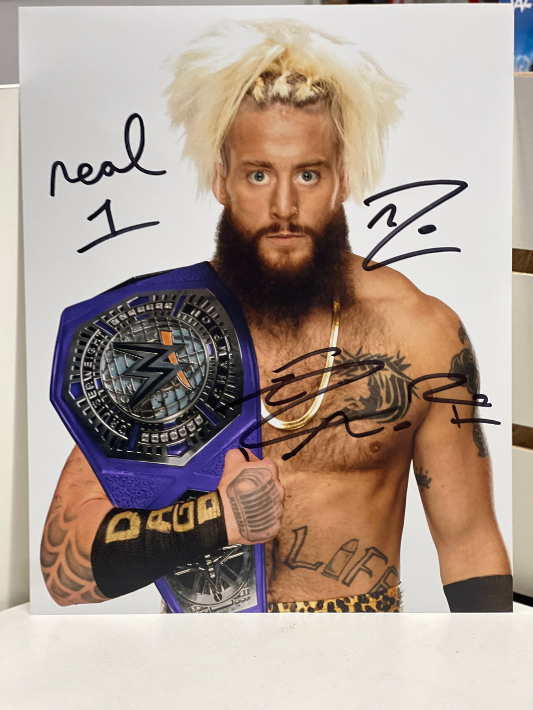 Enzo Amore Autographed 8x10 w/ Toploader