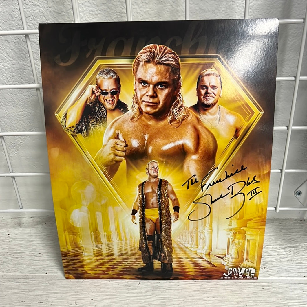 Shane Douglas Autographed Poster 12x16