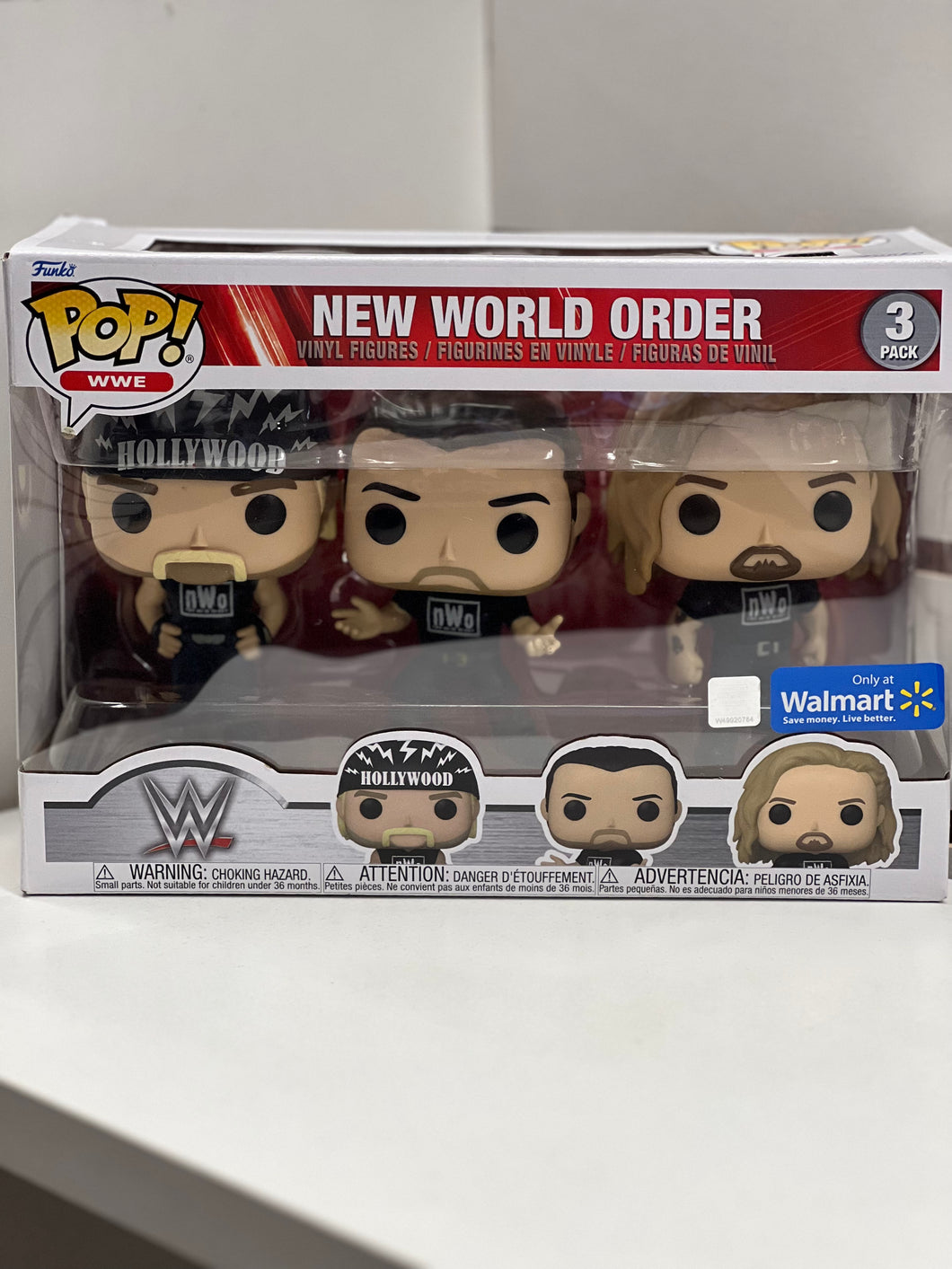 WWE Funko Pop 3 Pck New World Order ( NWO) Figure