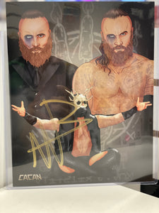 Autographed 8x10 Malakai Black with Toploader