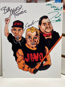 ECW Cartoon Autographed 8x10 w/ Toploader