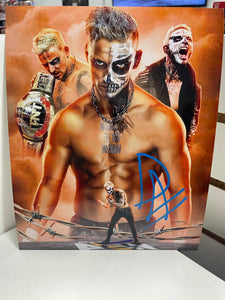 Darby Allin Autographed 8x10 with Toploader