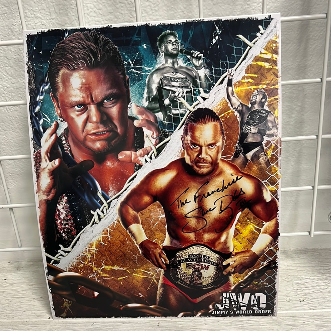 Shane Douglas Autographed Poster 12x16
