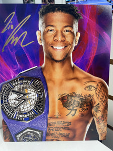 Lio Rush Autographed 8x10 with Toploader