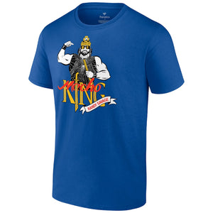 WWE Macho Man Randy Savage King T-Shirt (Royal Blue)