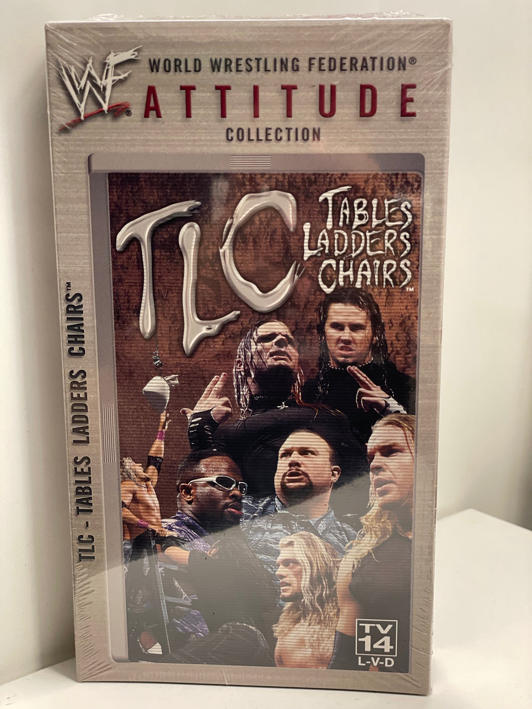 WWF Attitude Collection TLC Tables Ladders Chairs VHS