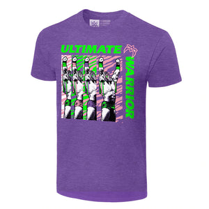 WWE Ultimate Warrior Purple Retro T-Shirt