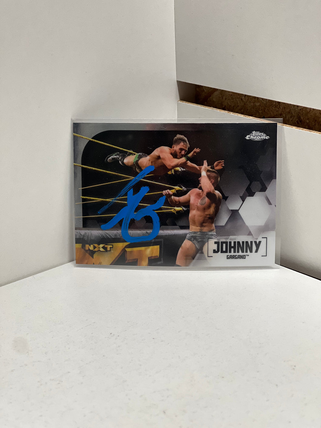 WWE Johnny Gargano Autographed Trading Card