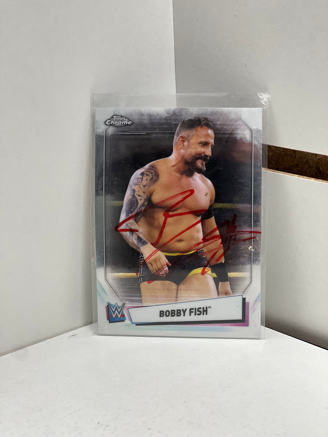 WWE Bobby Fish Autographed Trading Card