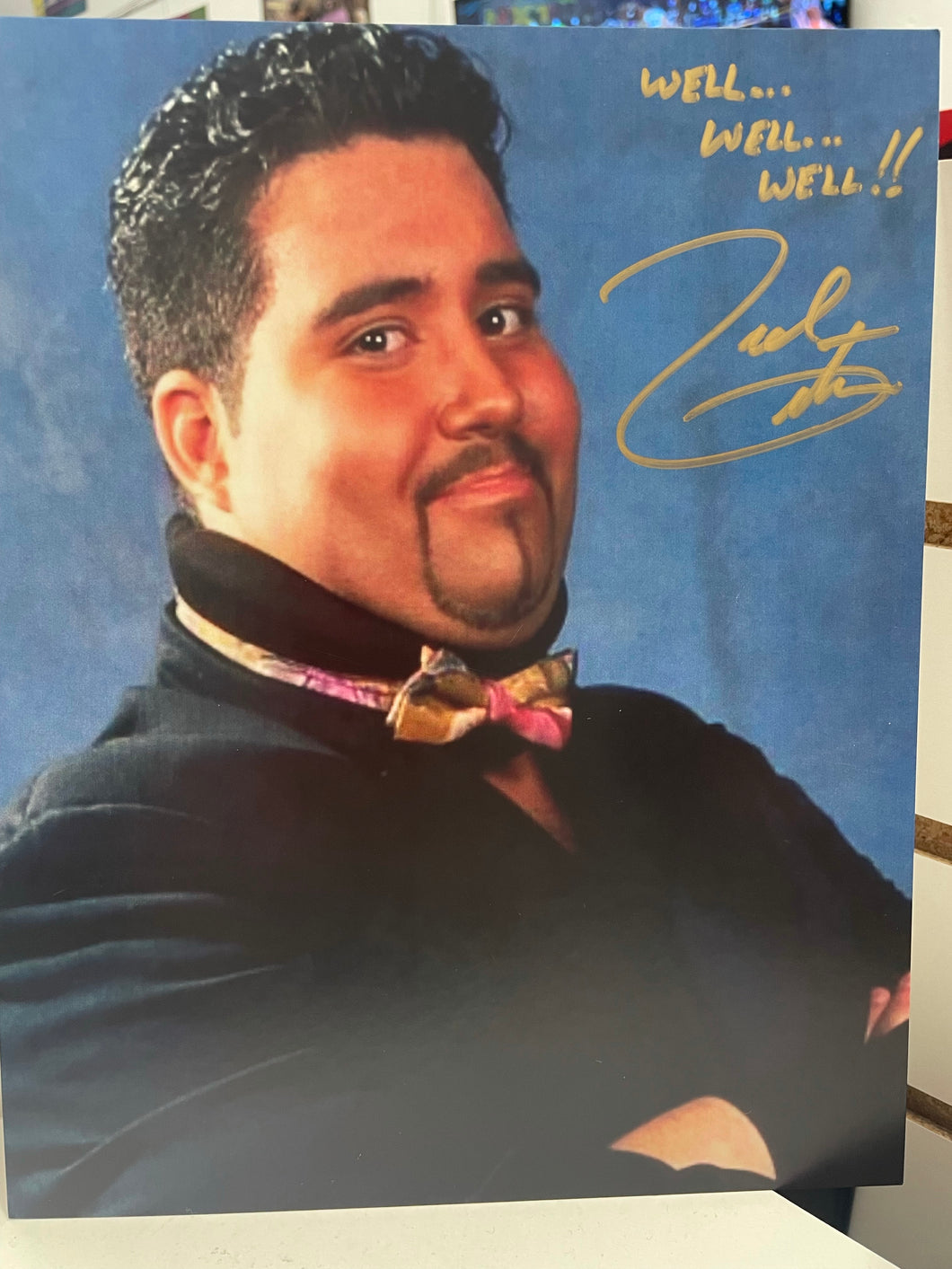 Joel Gertner Autographed 8x10 with Toploader