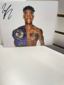 Lio Rush Autographed 8x10 with Toploader